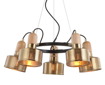 Gallery Adjustable Spotlight Metal LED Chandelier - JONATHAN Y